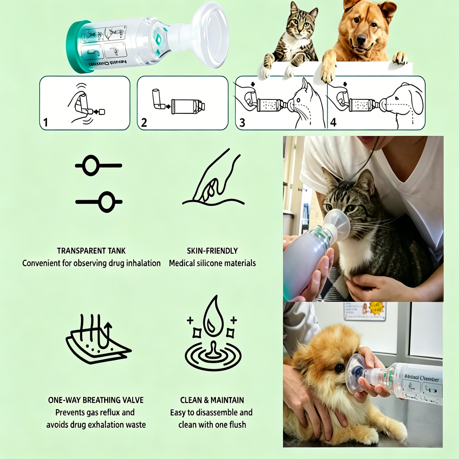 Vårt företag har startat massproduktion av veterinära aerosolkammare och vi får kontinuerliga beställningar från både inhemska och utländska marknader.