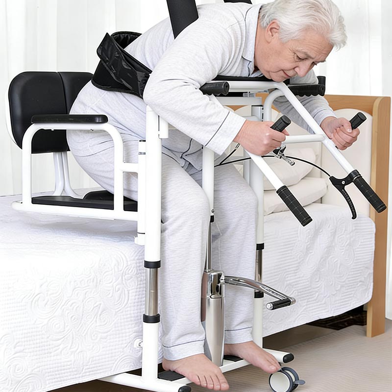 Överföringsstol vid sängkanten